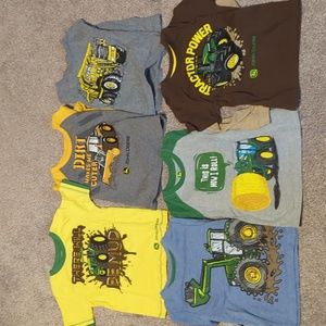 11 piece Toddler 3t JOHN DEERE shirt clothing lot Excellent